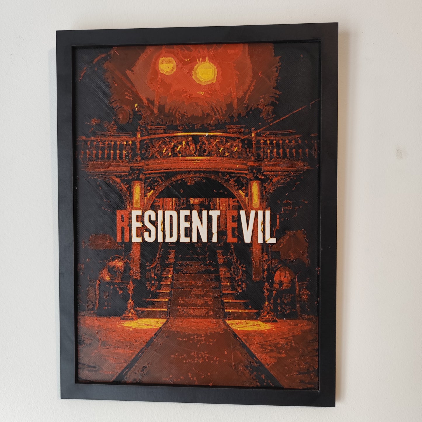 Cuadro 3D Color Resident Evil