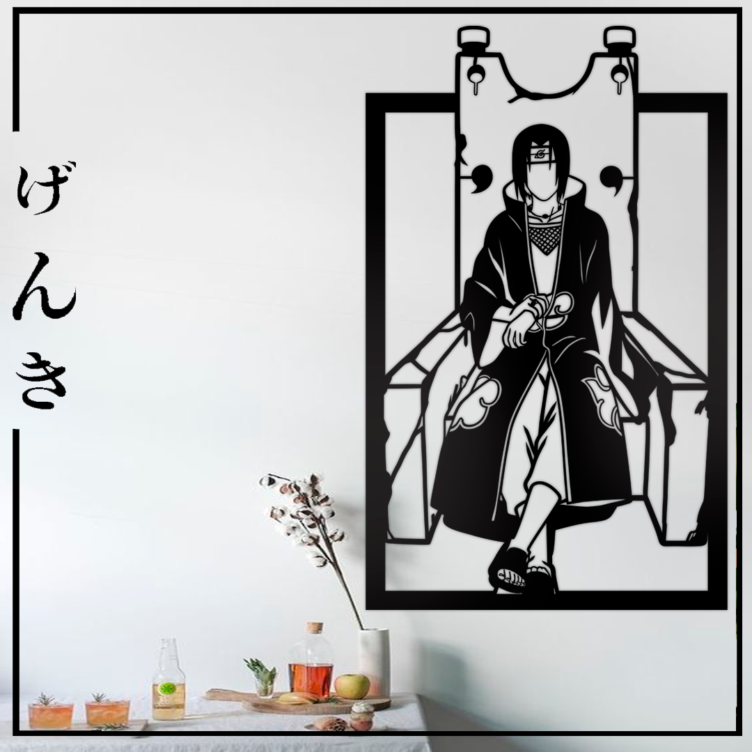 Cuadro MDF Itachi Uchiha