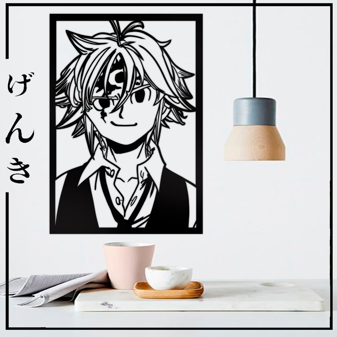 Cuadro MDF Meliodas (Nanatsu no Taizai)