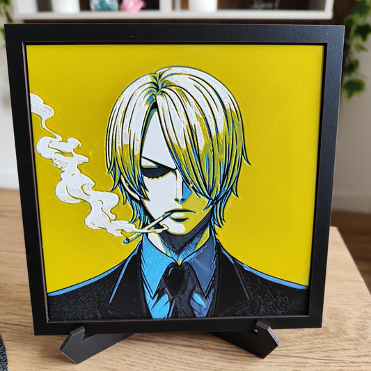 Cuadro 3D Color Sanji