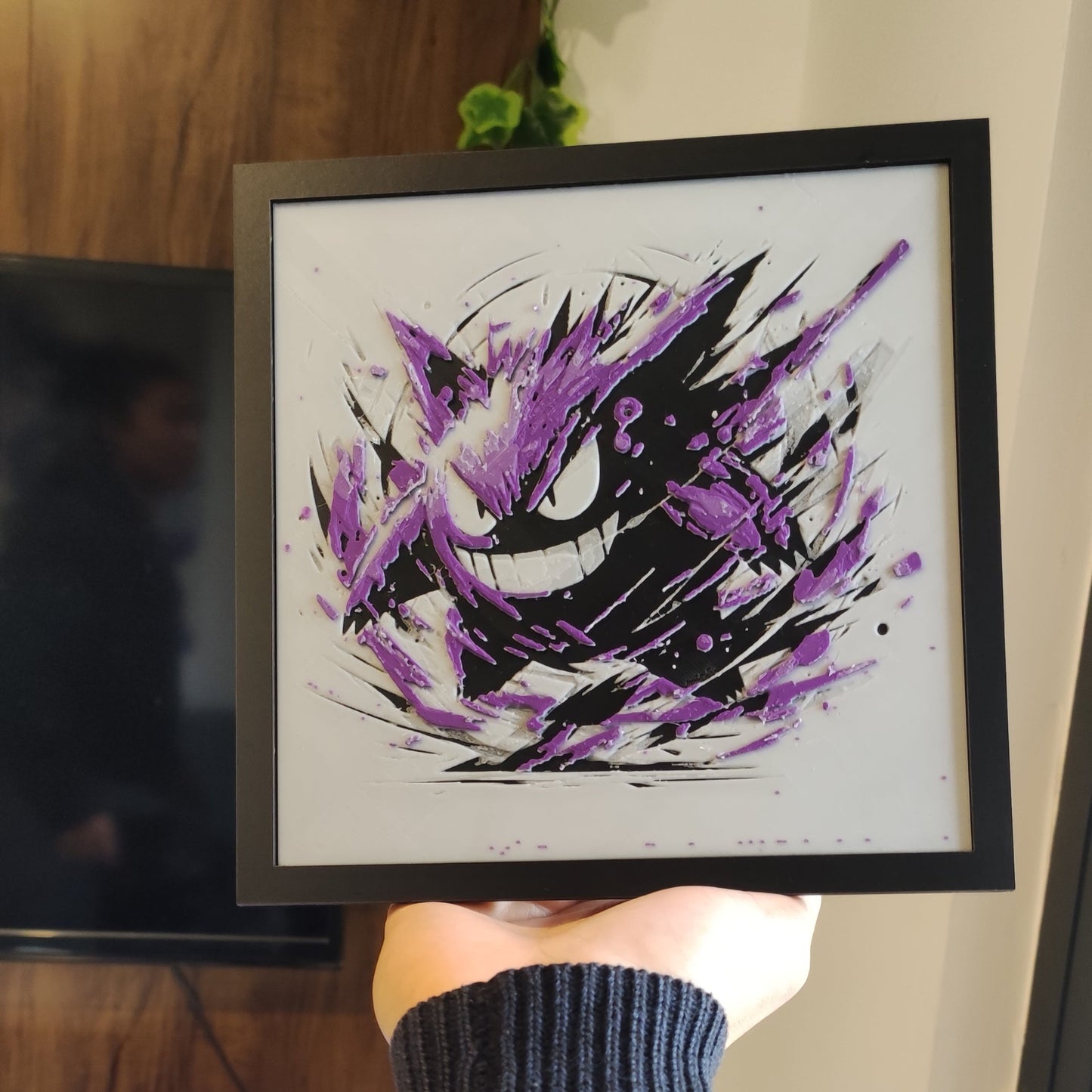 Cuadro 3D Color Gengar