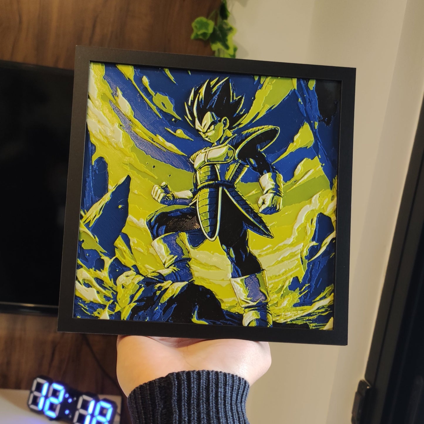 Cuadro 3D Color Vegeta