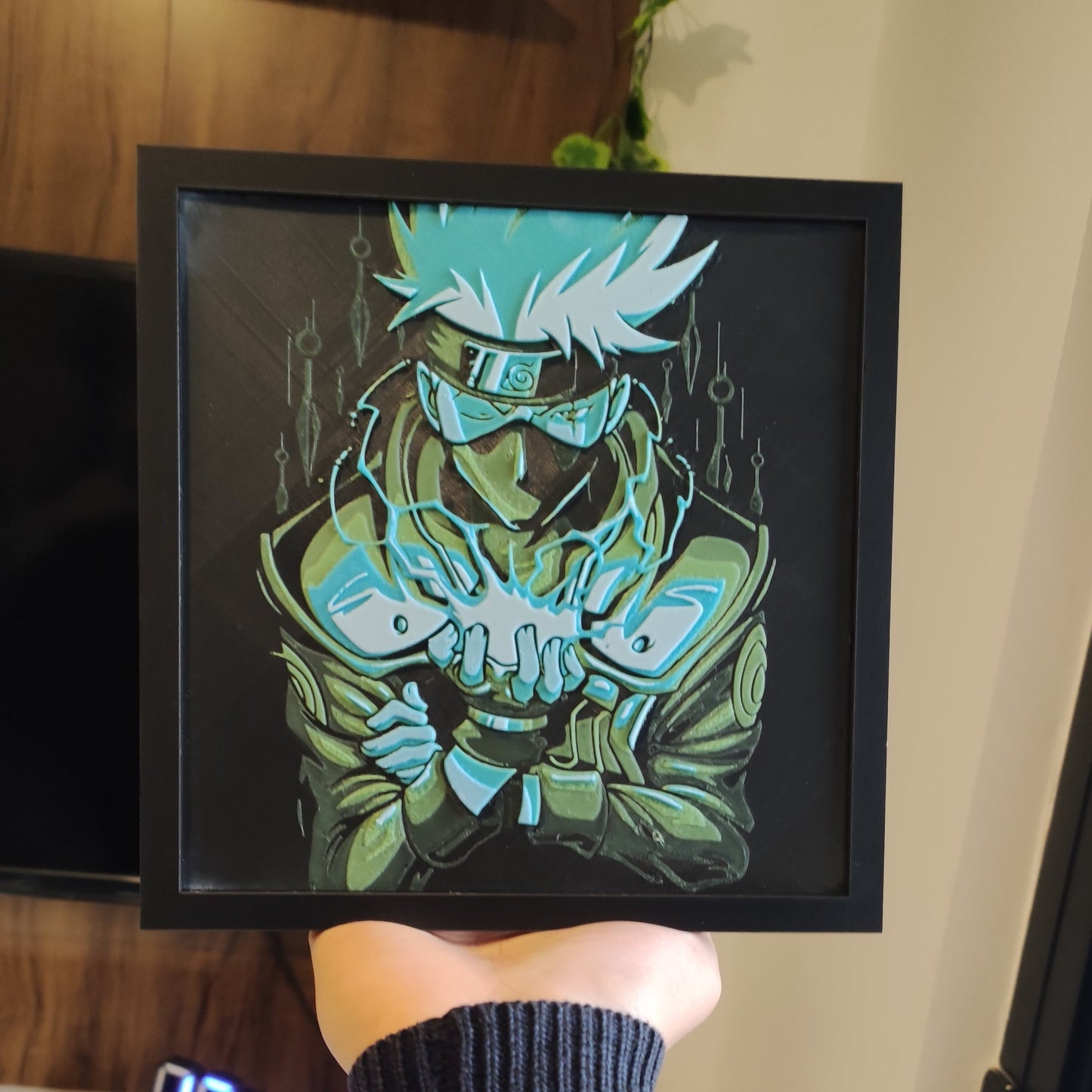 Cuadro 3D Color Kakashi