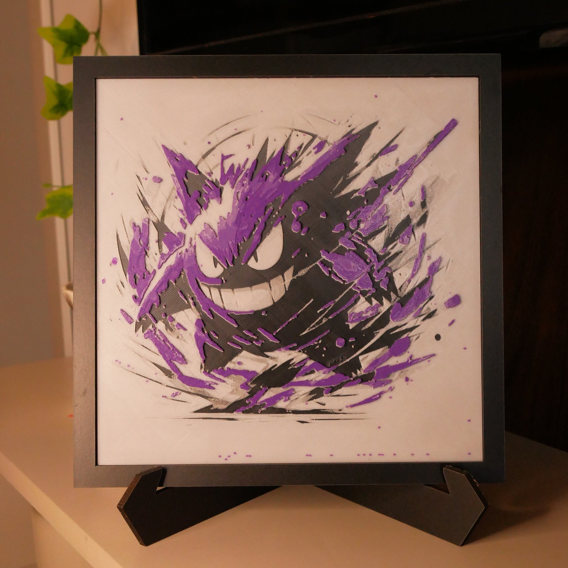 Cuadro 3D Color Gengar - Genki