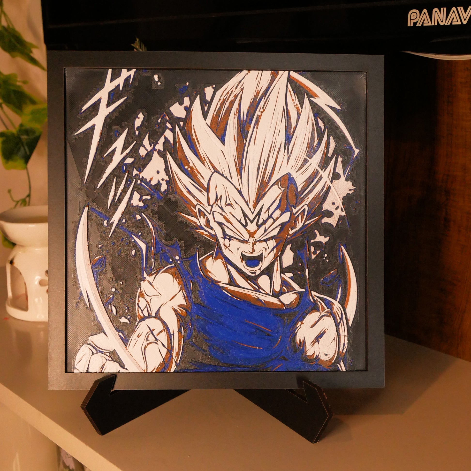 Cuadro 3D Color Magin Vegeta - Genki