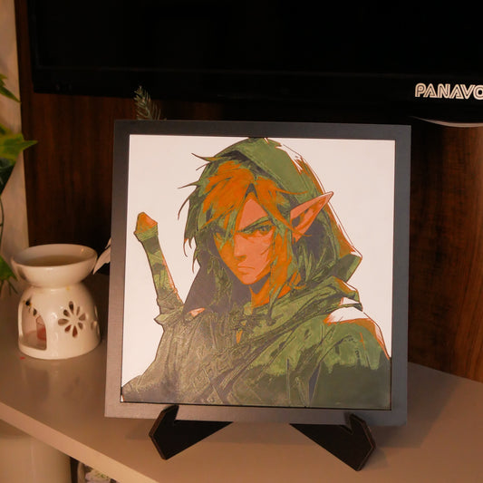 Cuadro 3D Color Link (Zelda)