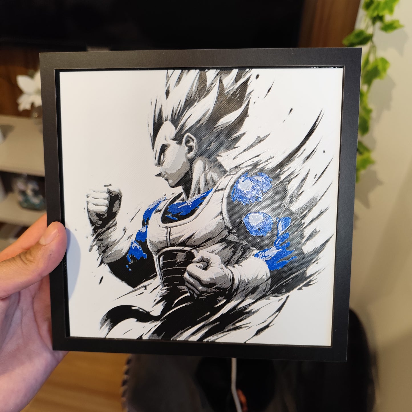 Cuadro 3D Color Vegeta