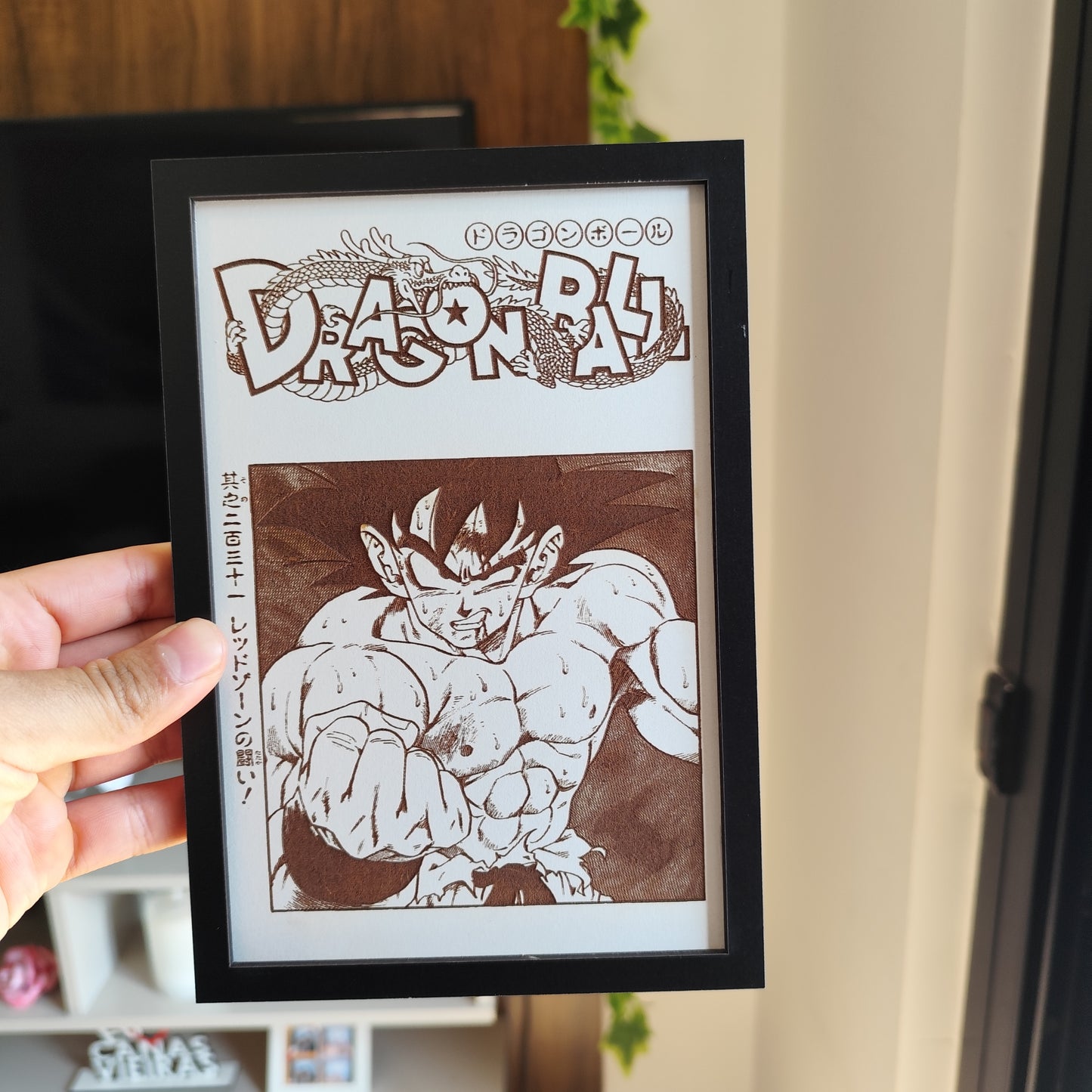 Grabado Goku