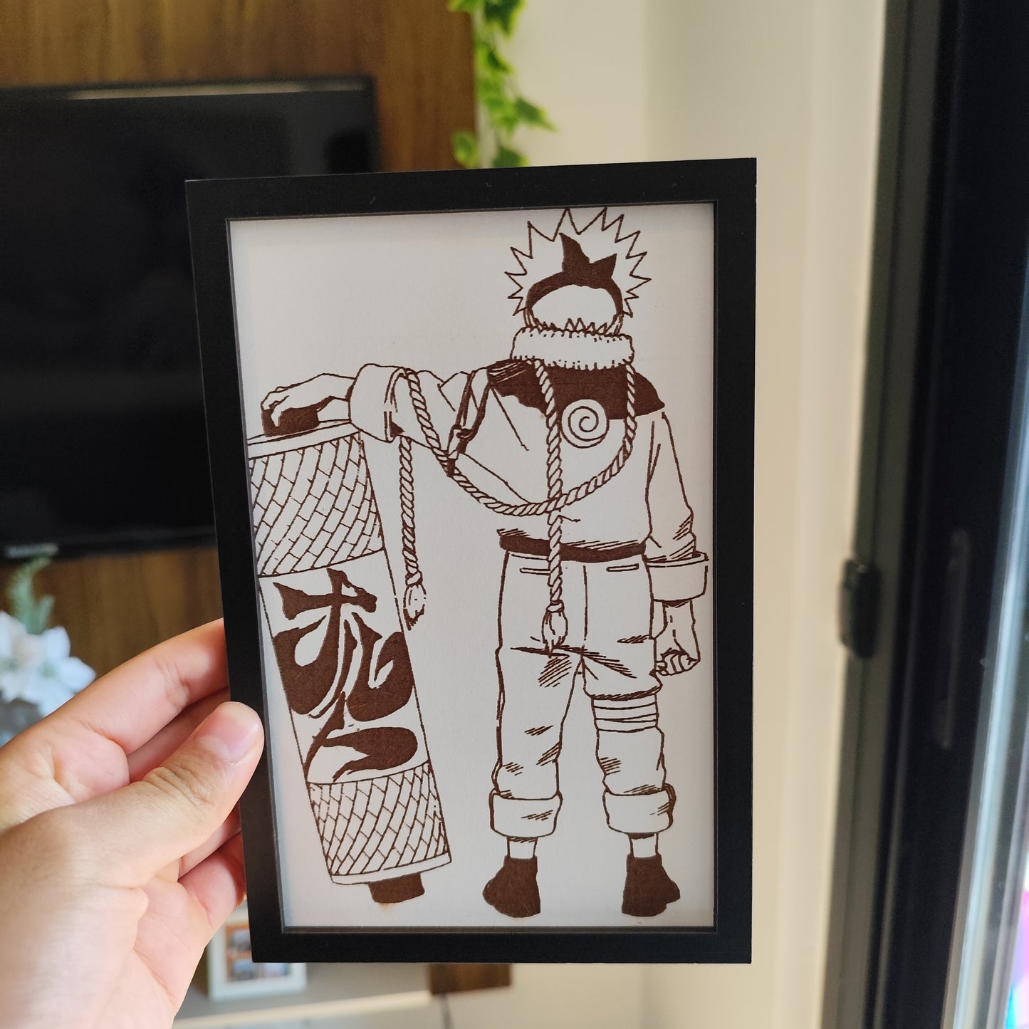 Grabado Naruto niño