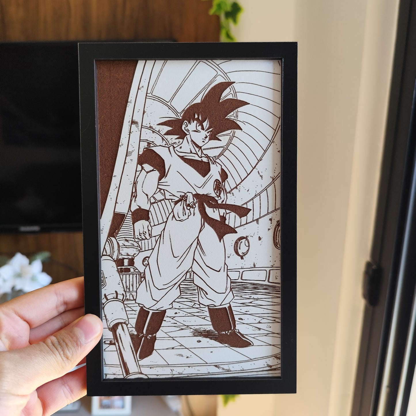 Grabado Goku