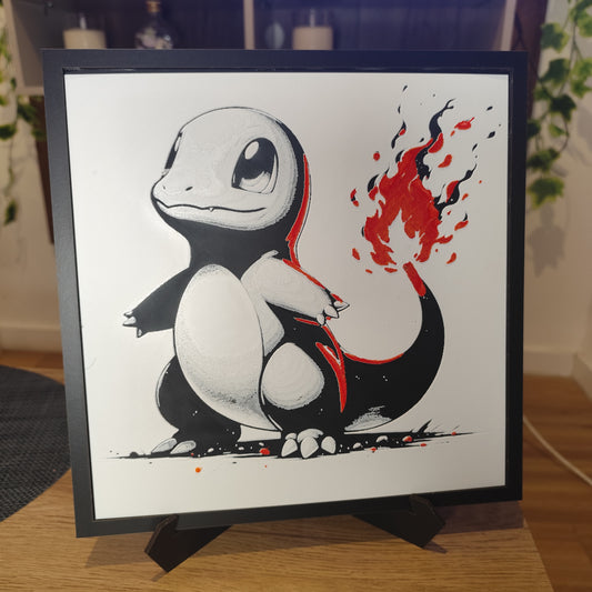 Cuadro 3D Color Charmander