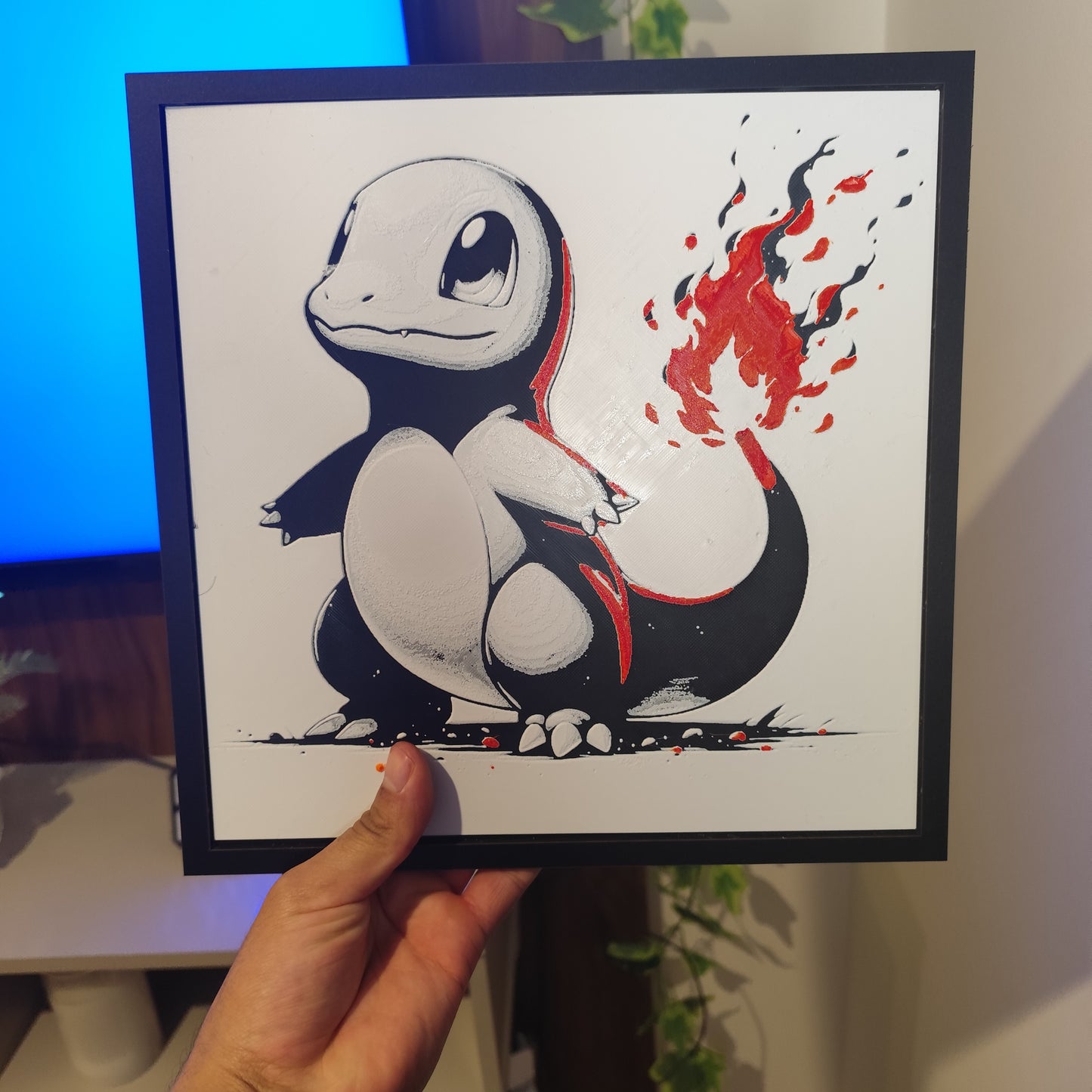 Cuadro 3D Color Charmander