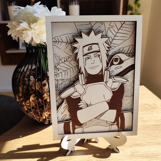 Grabado 3D Jiraiya