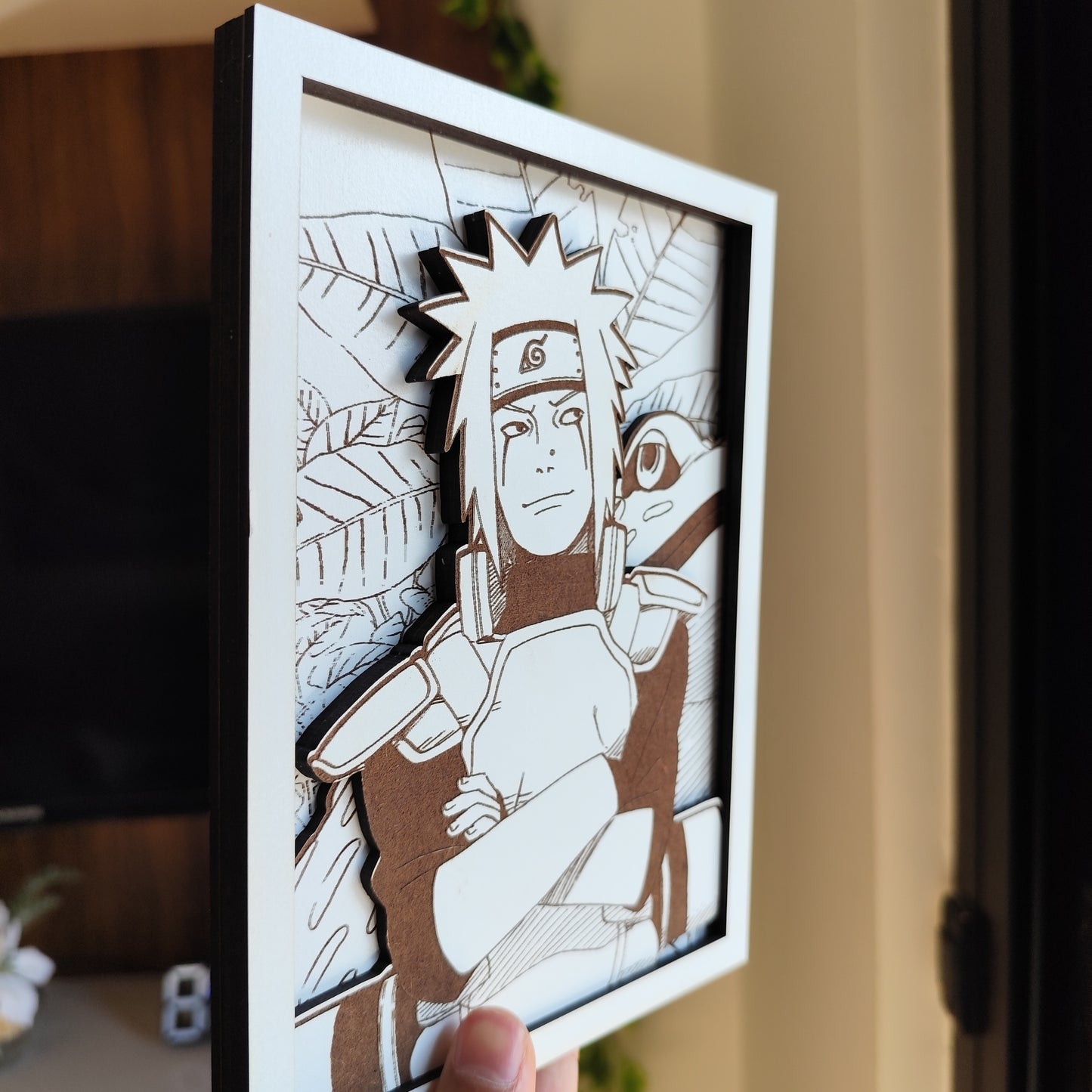 Grabado 3D Jiraiya