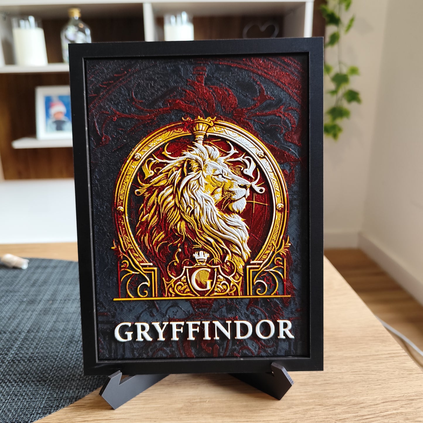 Cuadro 3D Color Gryffindor (Harry Potter)