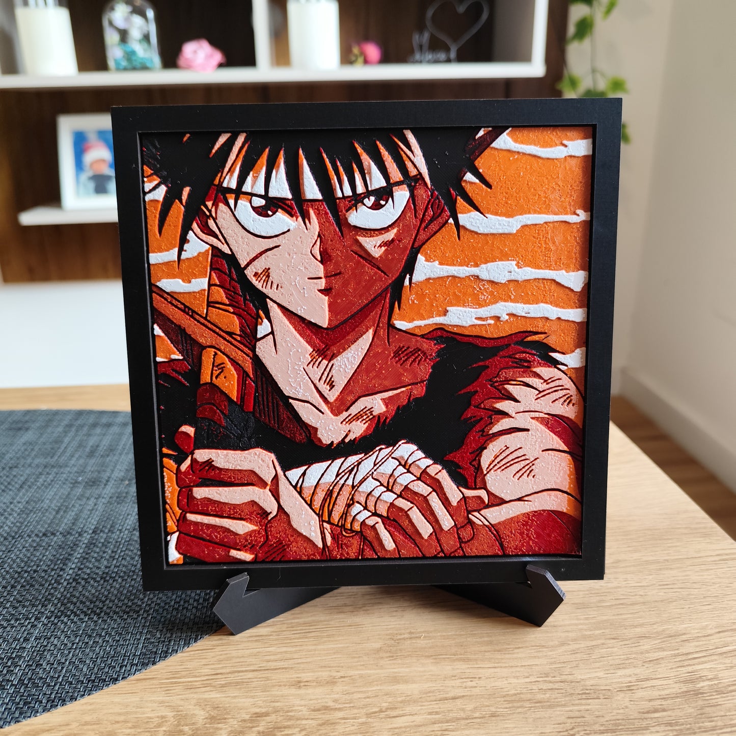 Cuadro 3D Color Hiei (yu yu hakusho)