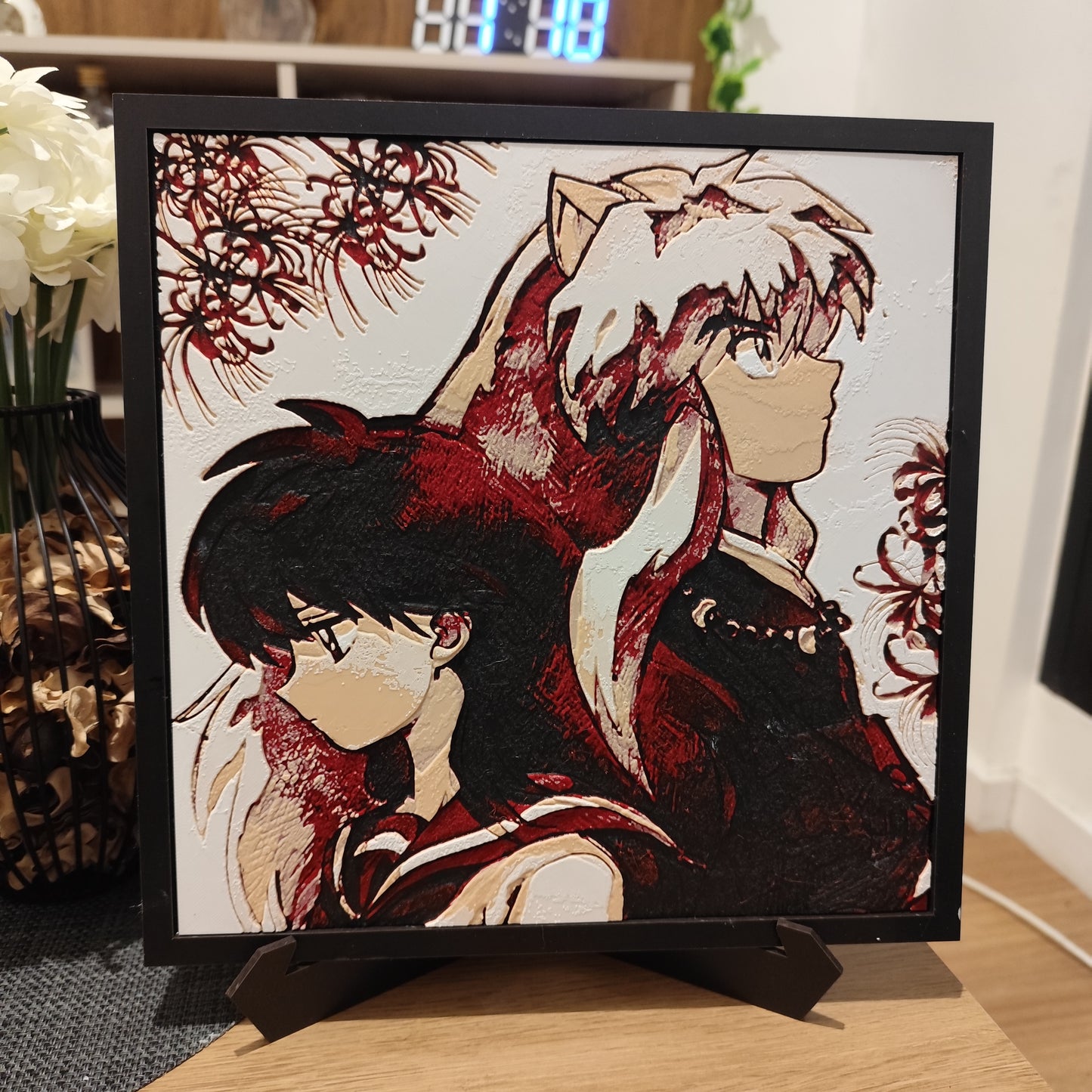 Cuadro 3D Color Inuyasha