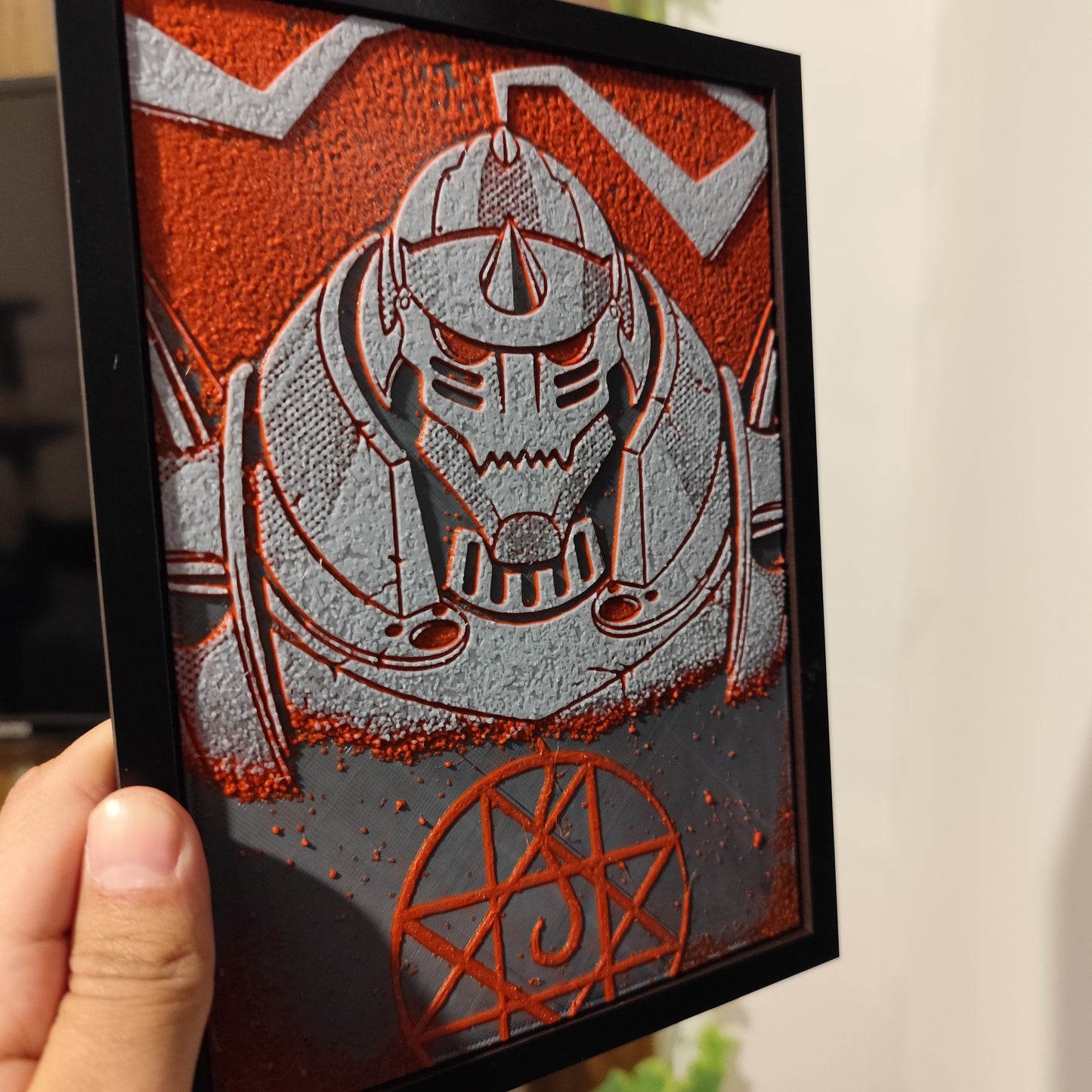 Cuadro 3D Color Alphonse Elric (Full metal Alchemist)