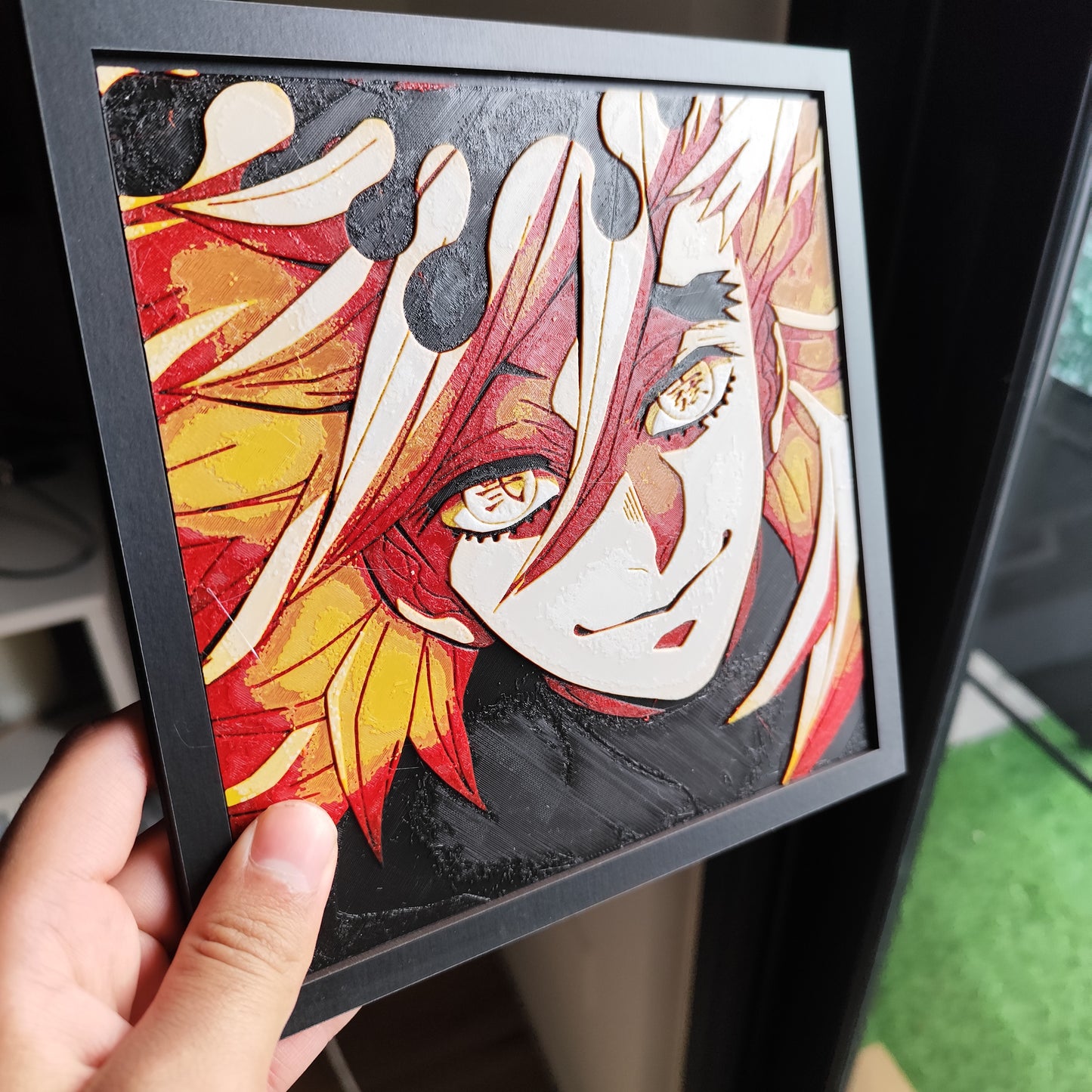 Cuadro 3D Color Douma (Demon Slayer)