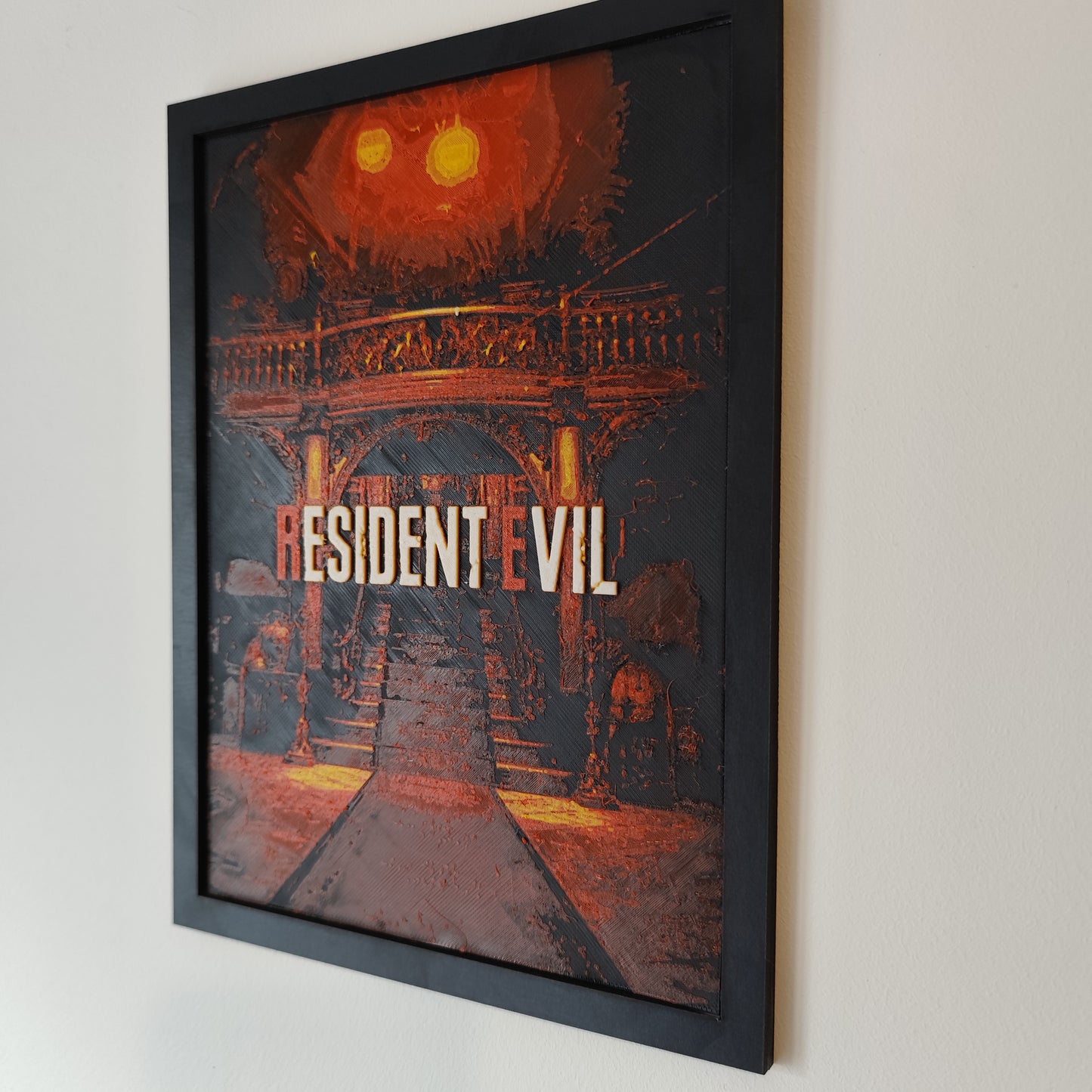 Cuadro 3D Color Resident Evil