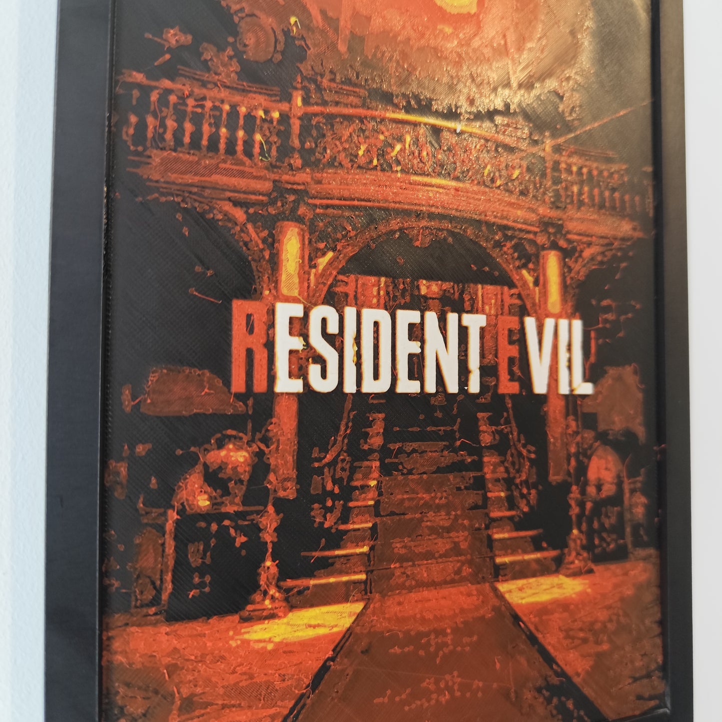 Cuadro 3D Color Resident Evil