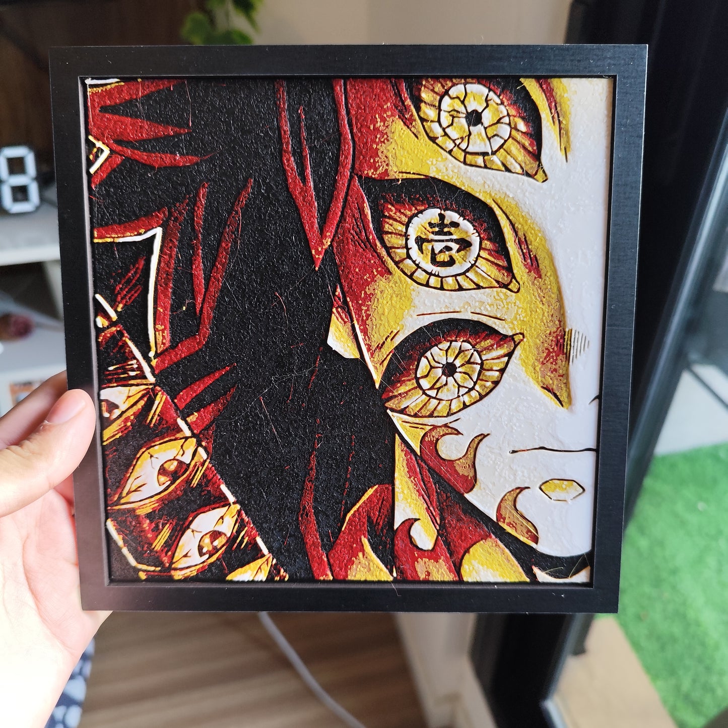 Cuadro 3D Color Kokushib (Demon Slayer)