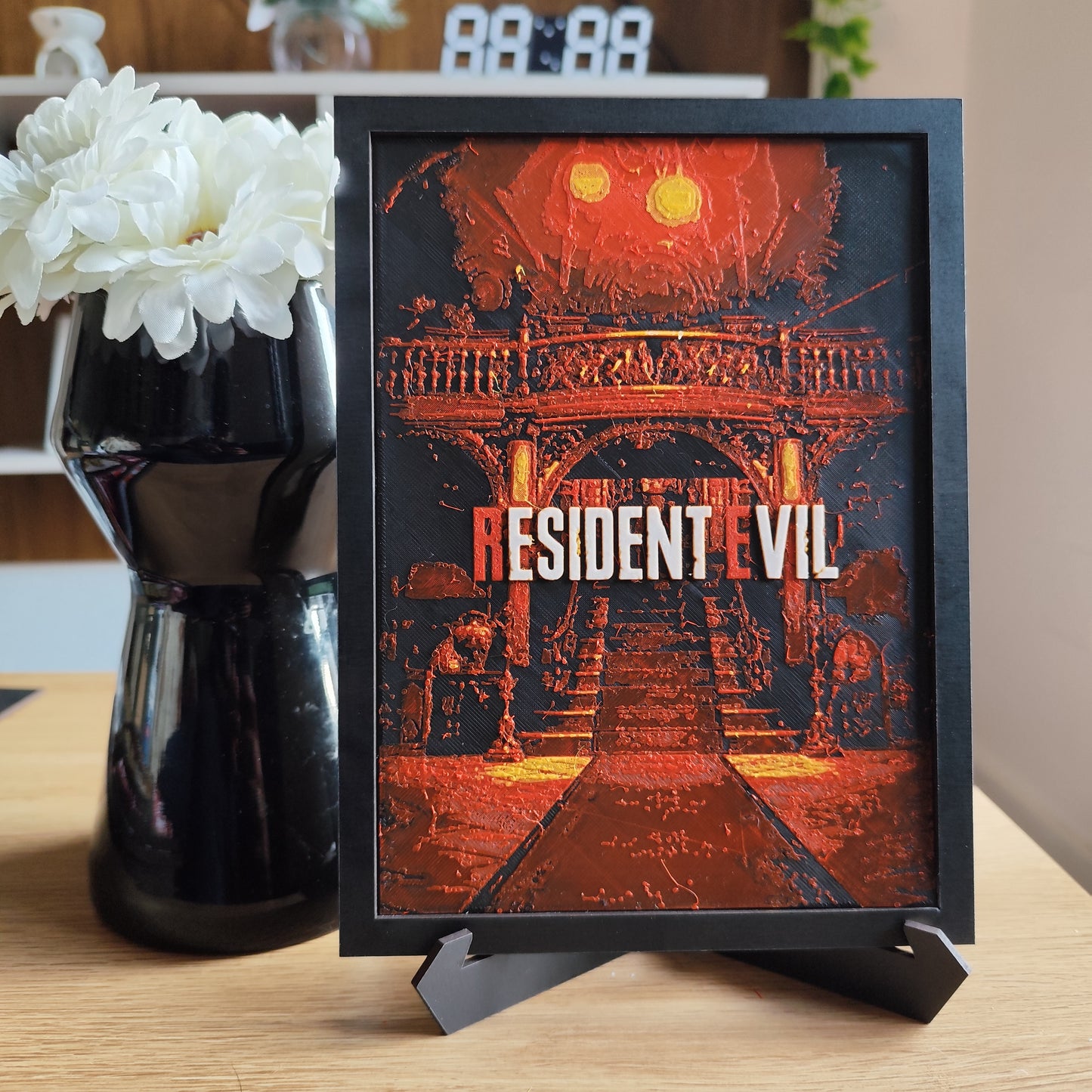 Cuadro 3D Color Resident Evil