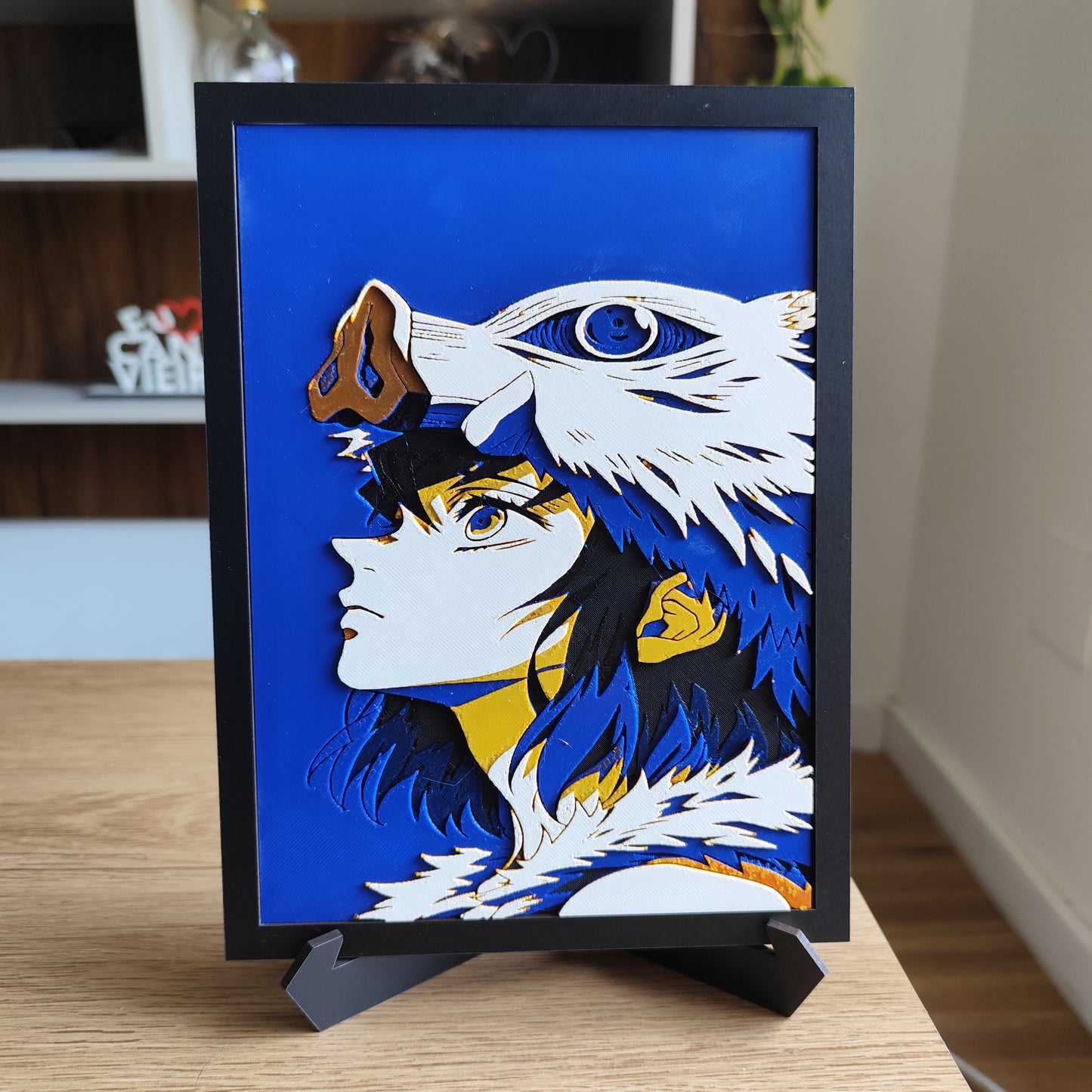 Cuadro 3D Color Inosuke (Kimetsu no Yaiba)