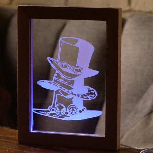 Lampara Sombreros Luffy, Ace y Sabo