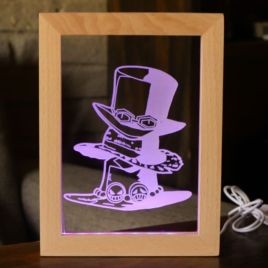 Lampara Sombreros Luffy, Ace y Sabo