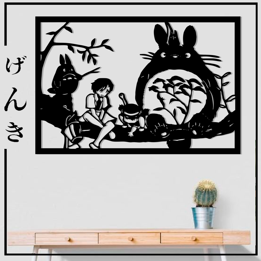 Cuadro MDF Totoro (Ghibli)
