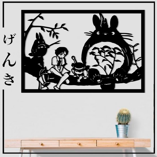 Cuadro MDF Totoro (Ghibli)