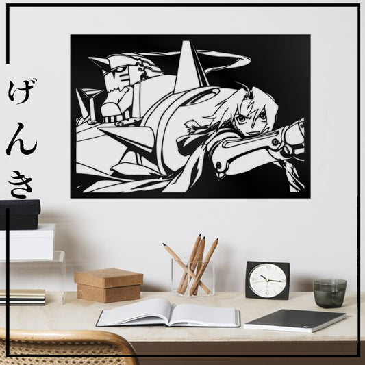 Cuadro MDF Edward y Alphonse Elric