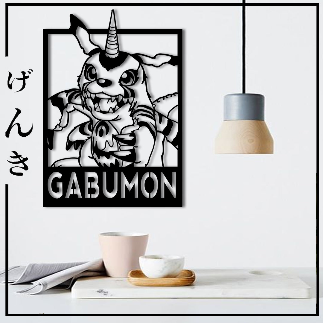 Cuadro MDF Gabumon (Digimon)