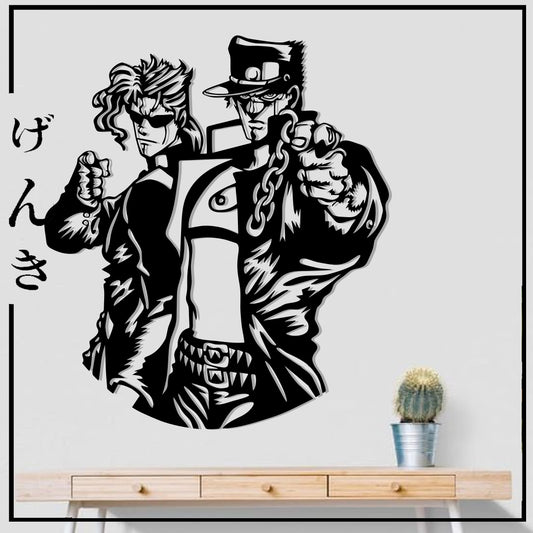 Cuadro MDF Jotaro y Kakyoin (Jojo´s)