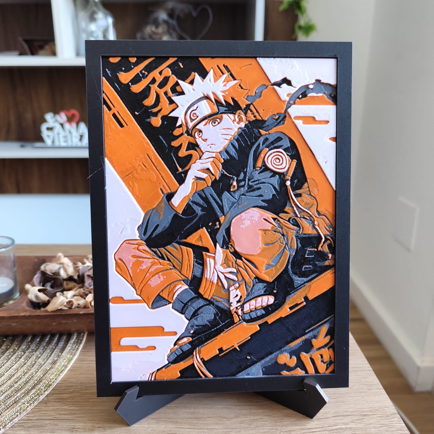 Cuadro 3D Color Naruto