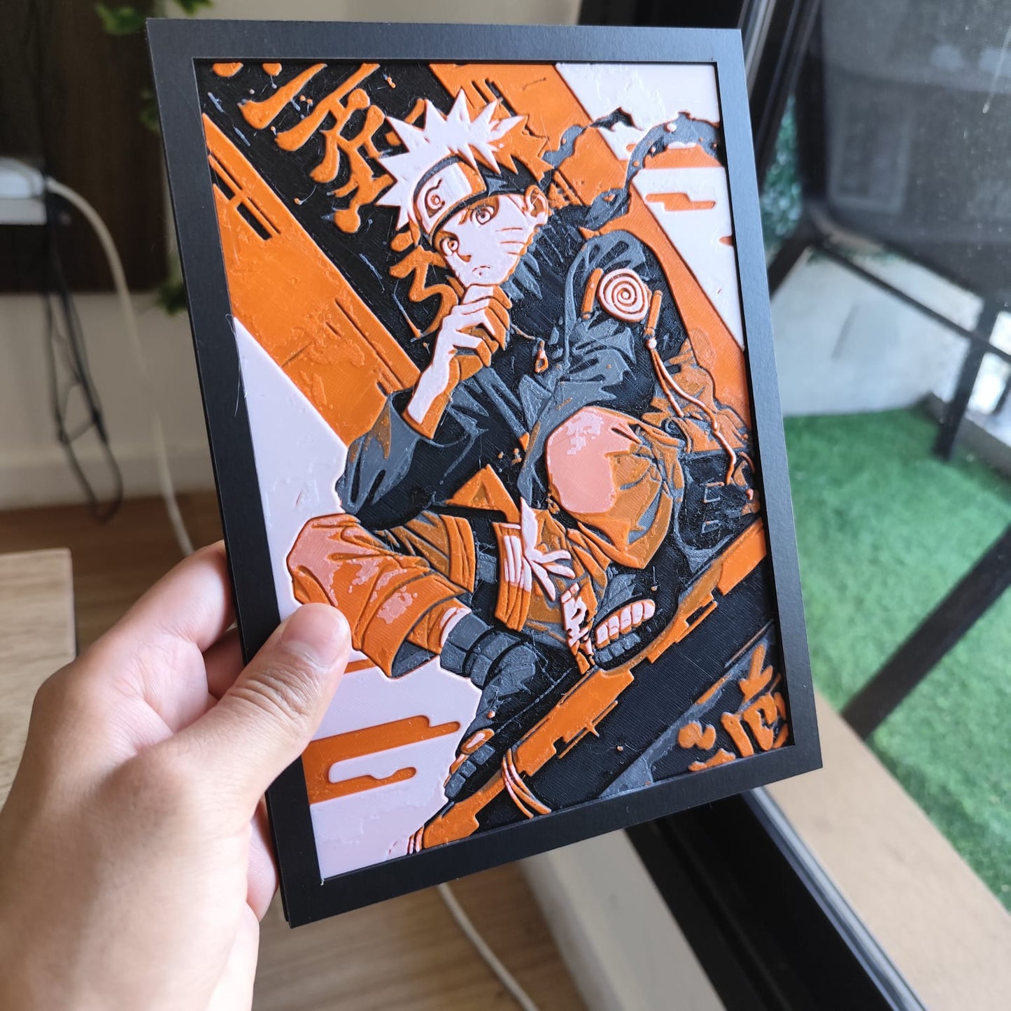 Cuadro 3D Color Naruto