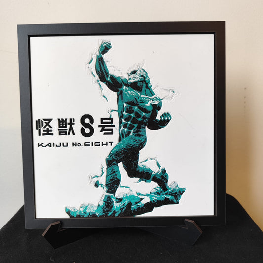 Cuadro 3D Kaiju 8 Liquidación