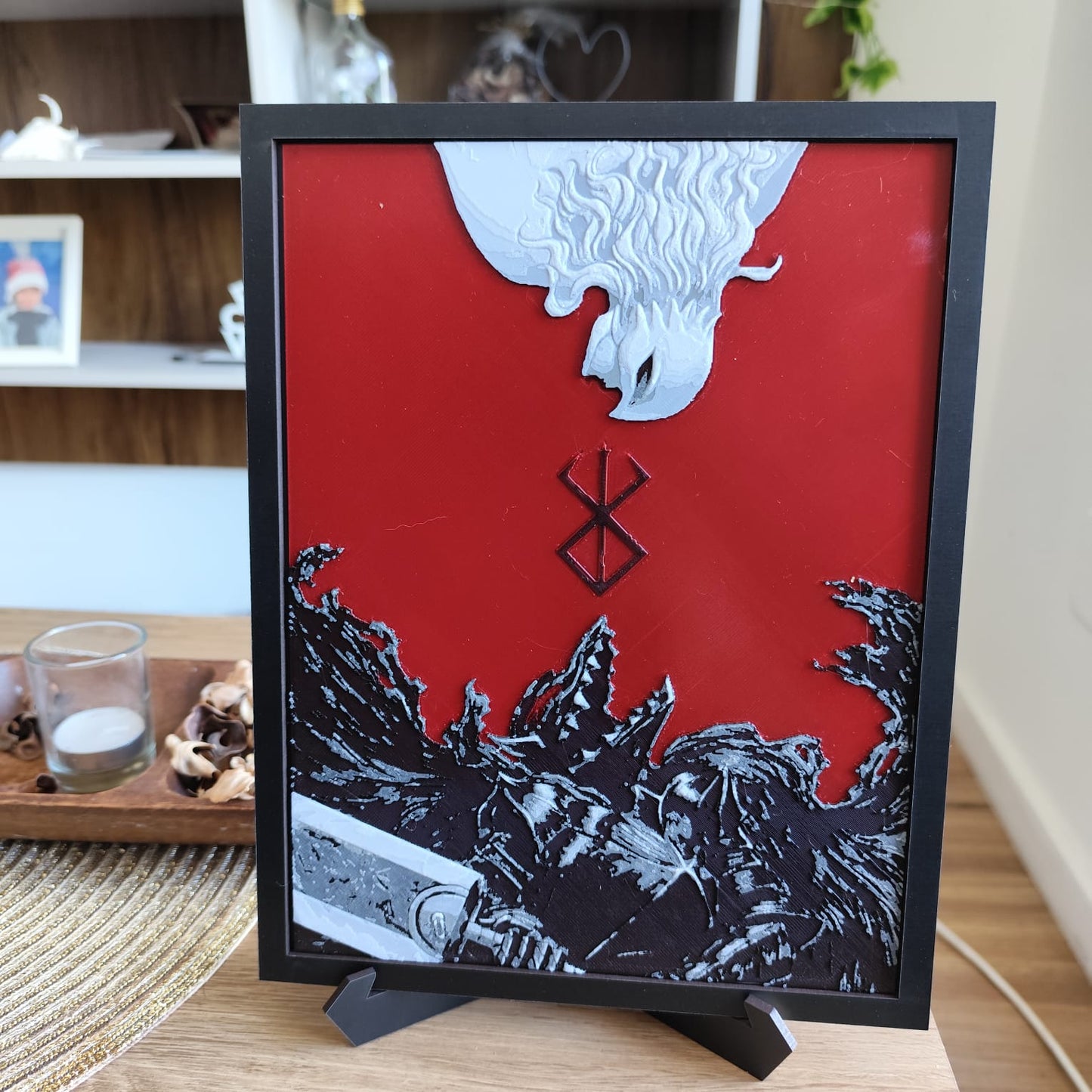 Cuadro 3D Color Guts y Griffith (Berserk)