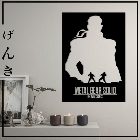 Cuadro MDF Metal Gear Solid 1