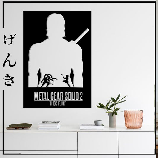 Cuadro MDF Metal Gear Solid 2