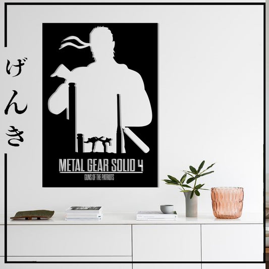 Cuadro MDF Metal Gear Solid 4