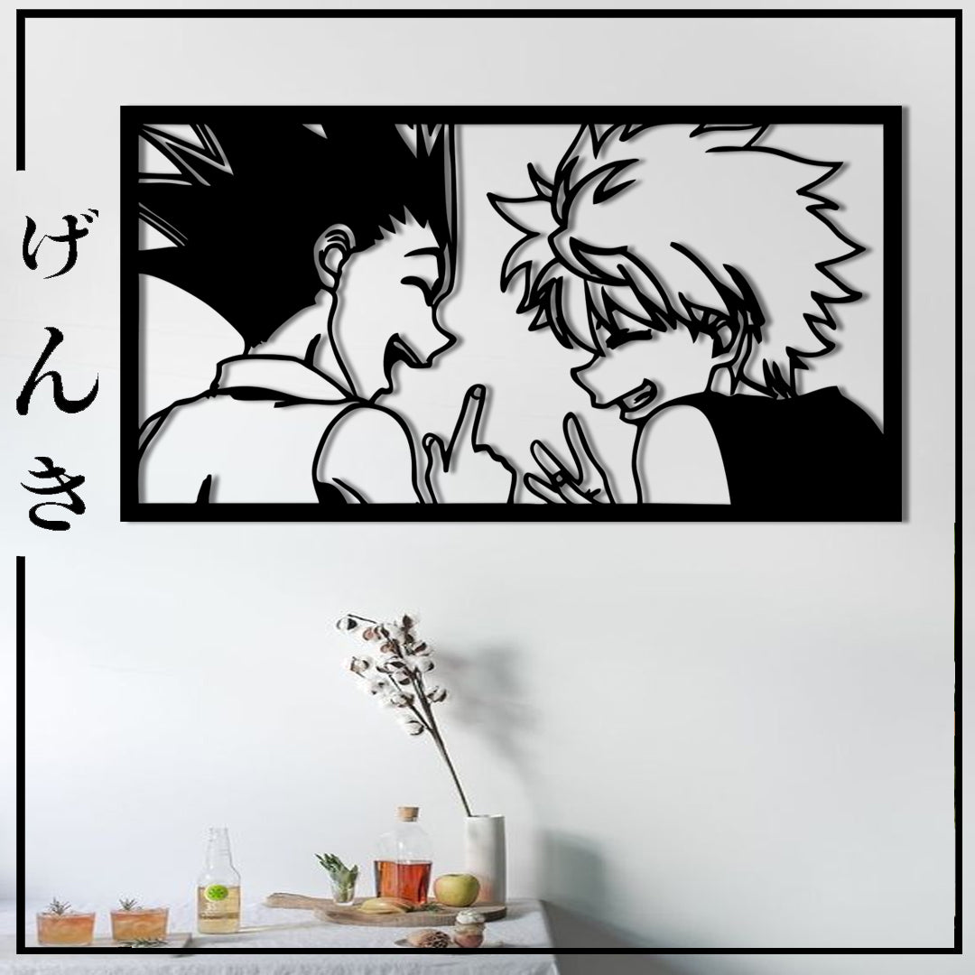 Cuadro MDF Gon Y Killua