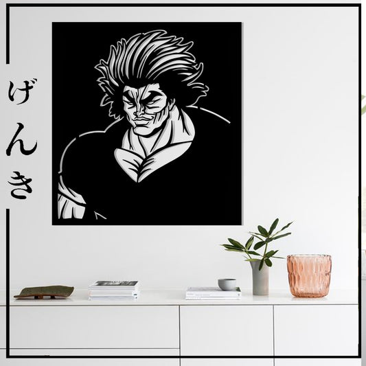 Cuadro MDF Hanma Yujiro