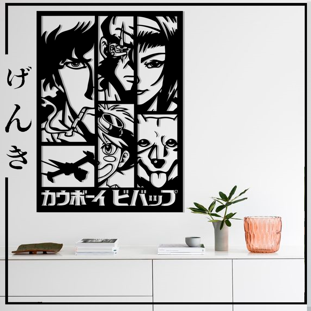 Cuadro MDF Cowboy Bebop