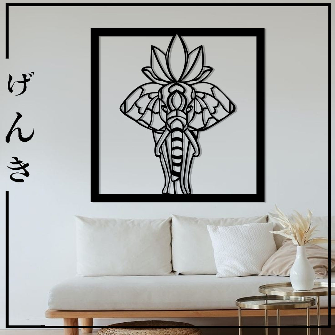 Cuadro MDF Elefante