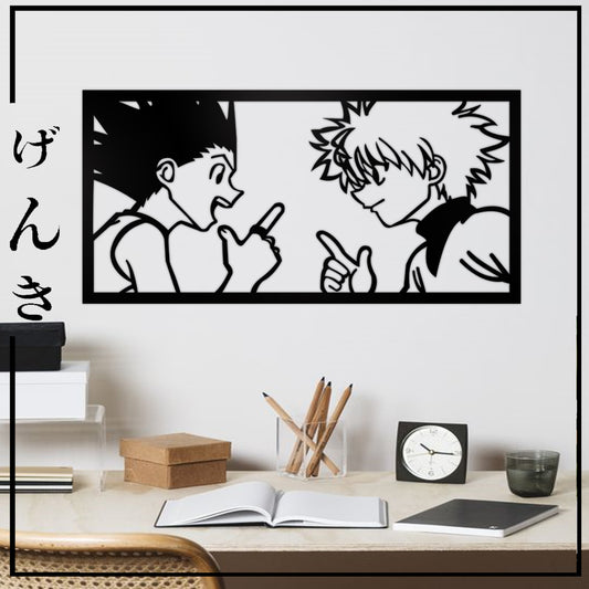 Cuadro MDF Gon y Killua