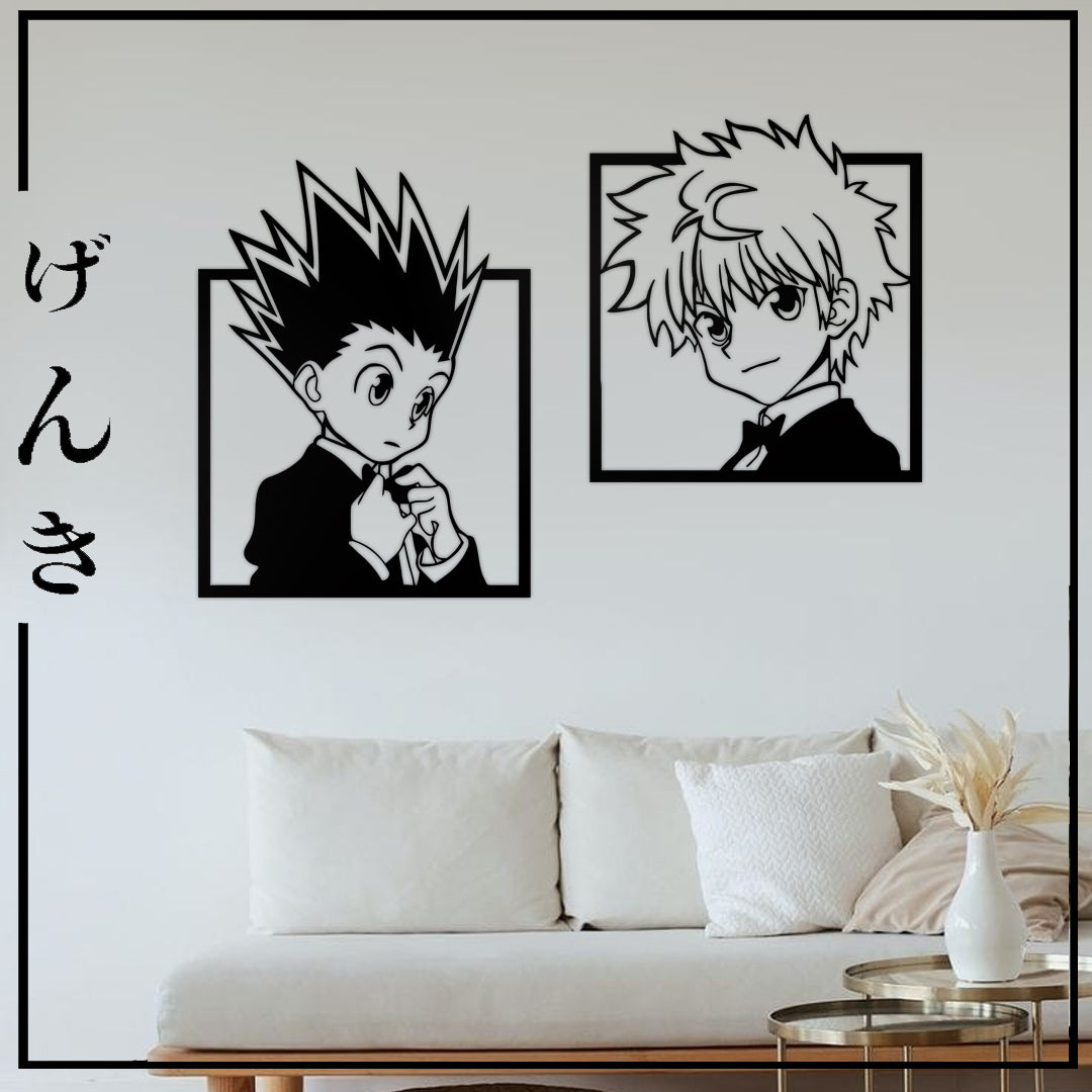 Cuadro MDF Gon y Killua