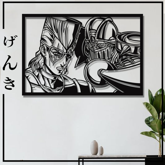 Cuadro MDF Jojos Jean Pierre Polnareff