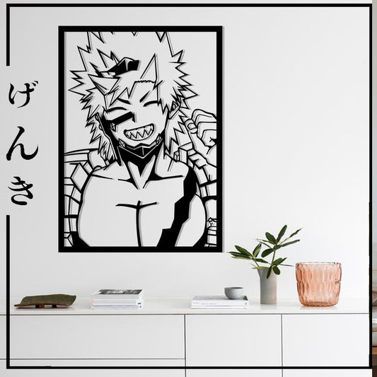 Cuadro MDF Eijiro Kirishima